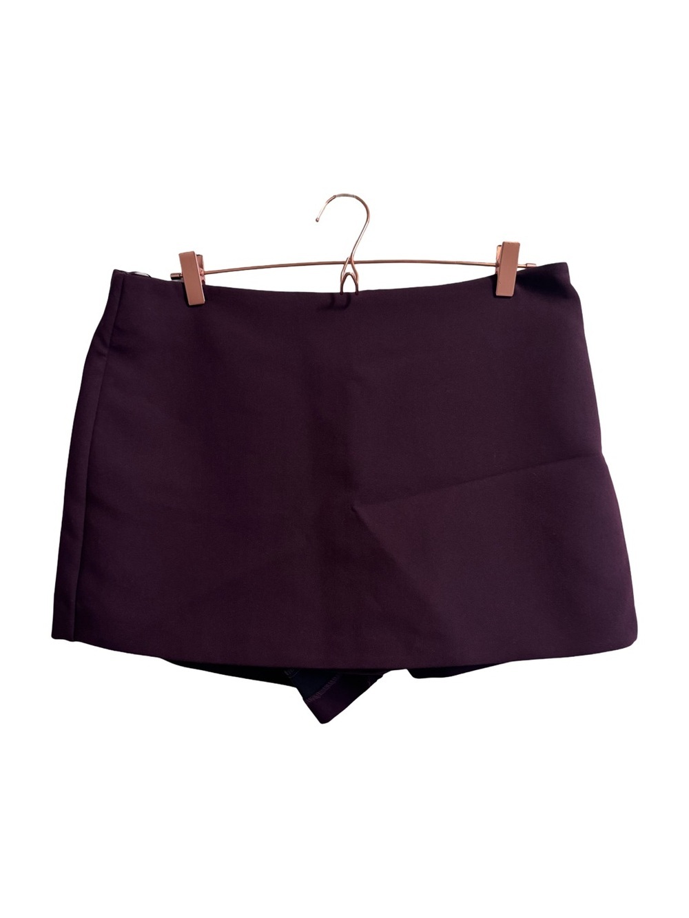 Zara Plum Mini Skort Size XXL